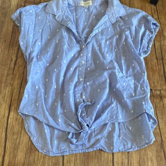 Willow & Thread Cloth & Stone Women's Blouse & Shirt Bundle Black Blue Sz Medium - Picture 8 of 10